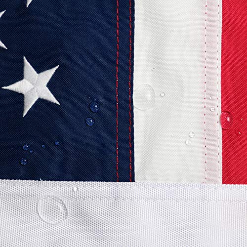 Dlory 2X3 Ft American Made Usa Flag Deluxe Long Lasting Outdoor Us Flag Fade Resistant Embroidered Stars And Sewn Stripes Usa Flag #TOP4