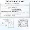 M847D-Zone Valve Actuator, Replacement Motor for ARD & ZD Zone Dampers, Compatible with Honeywell M847D1004 M847D Zone Valve Actuator Damper Operator 24V