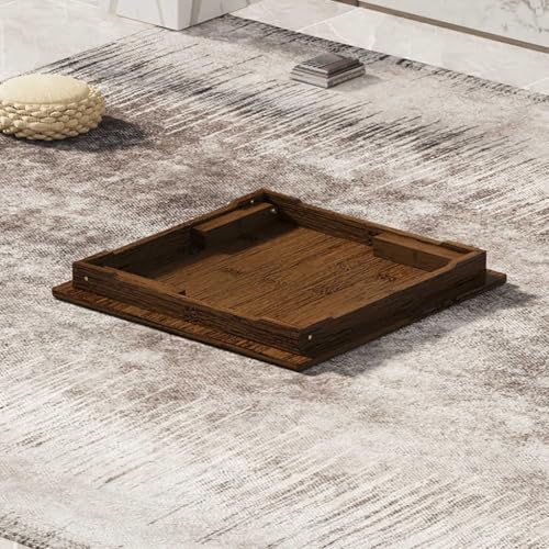 Table de bureau basse pliante en bambou pour s'installer au sol - 7