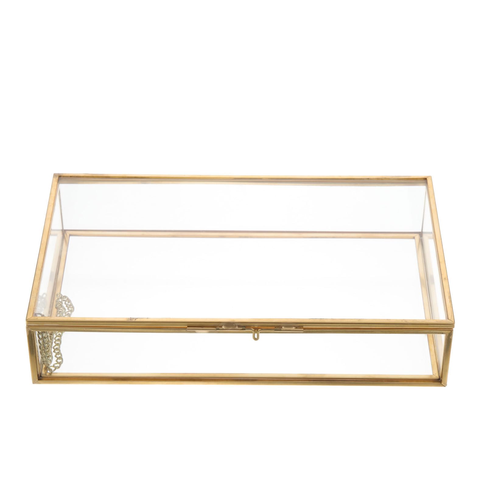 Coffret à bijoux vintage en verre pour sublimer votre coiffeuse