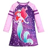 Disney Ariel Long Sleeve Nightshirt for Girls Size 3 Multi