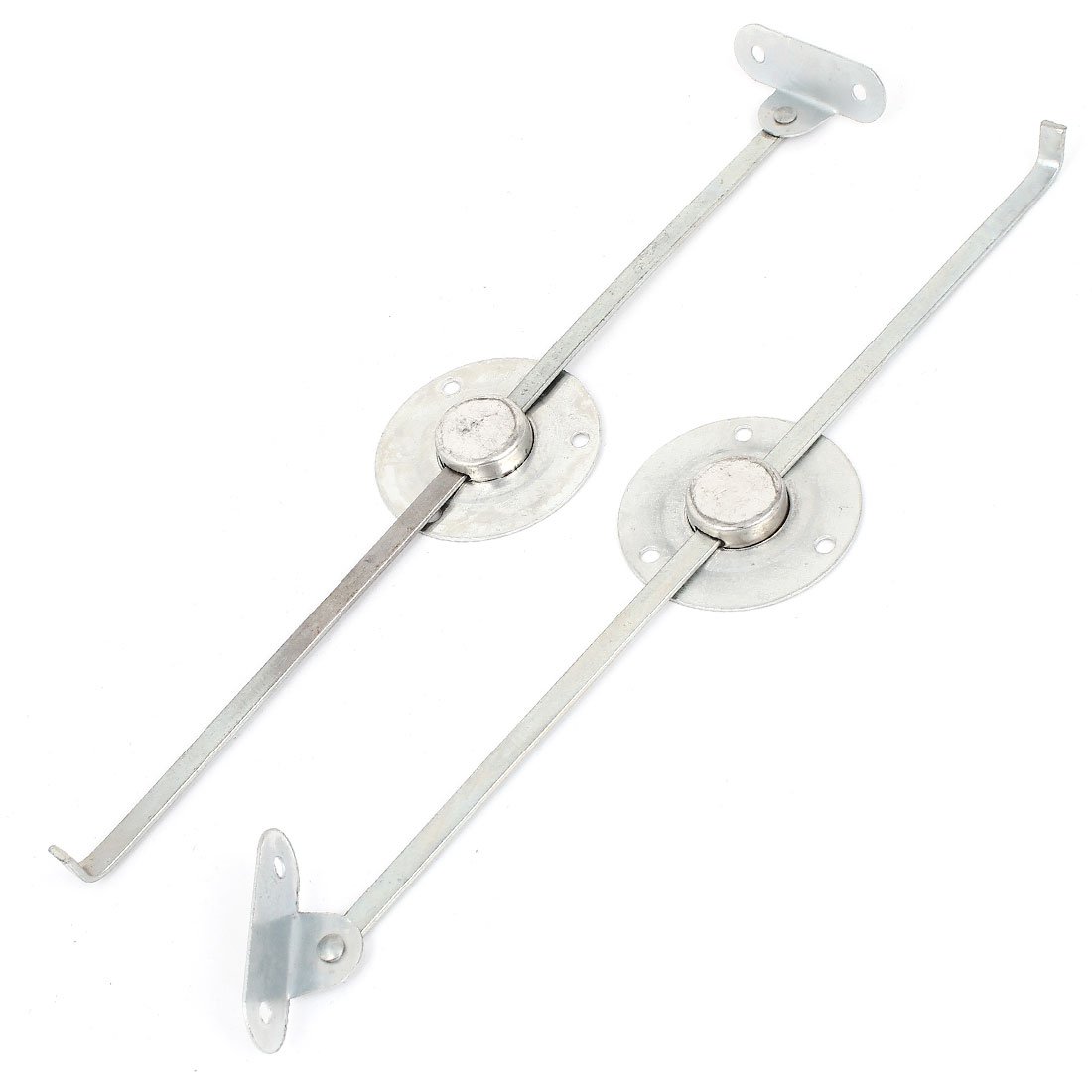 Aexit 23cm Long Clothes Hangers Metal Component Cabinet Door Window Furniture Lids Support Opening Children's Clothes Hangers Hinge 2Pcs