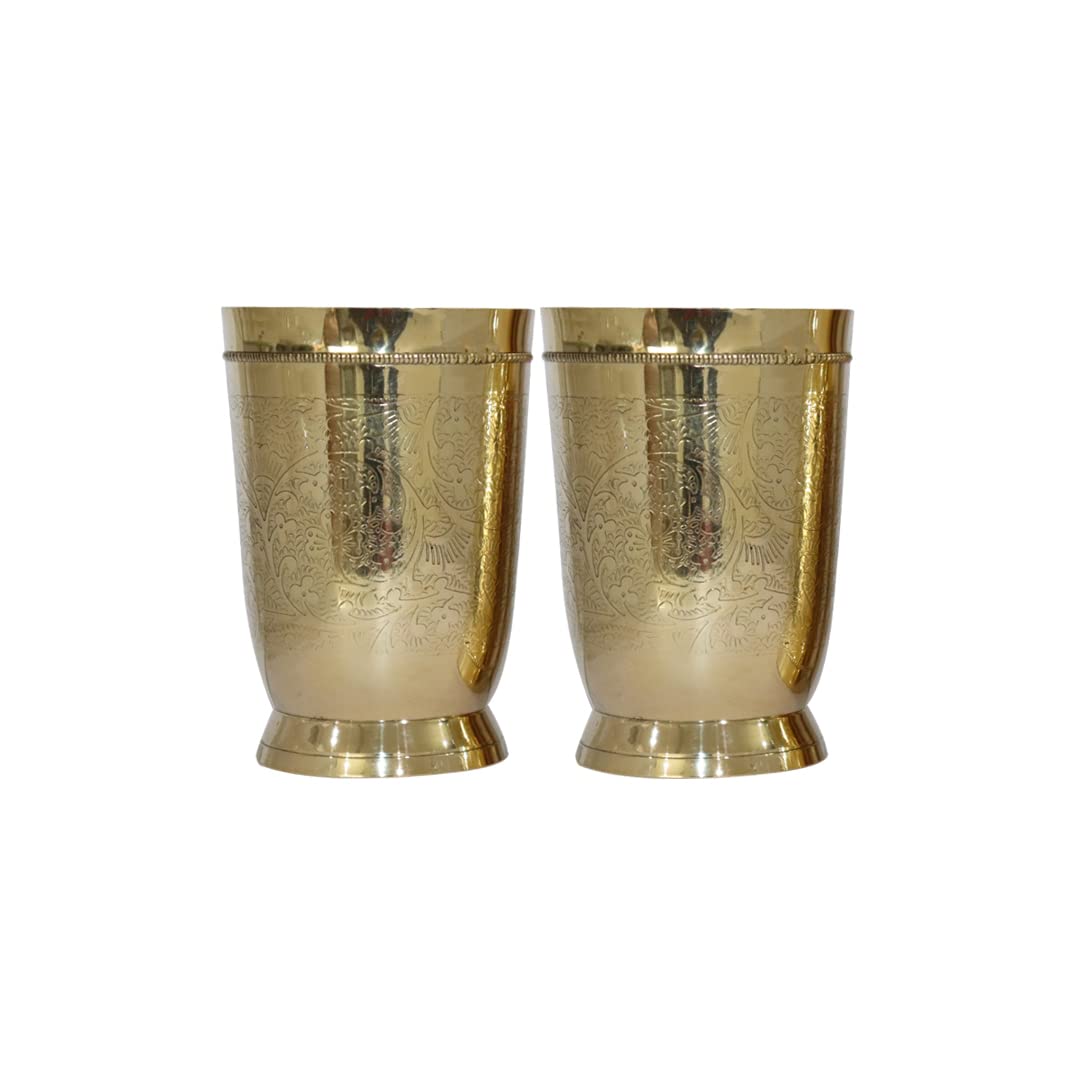 Gobelet à vin verres à eau dorés en relief romantiques