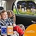 Parasol coche infantil con protección UV - 2 parasoles coche autoadhesivos para...