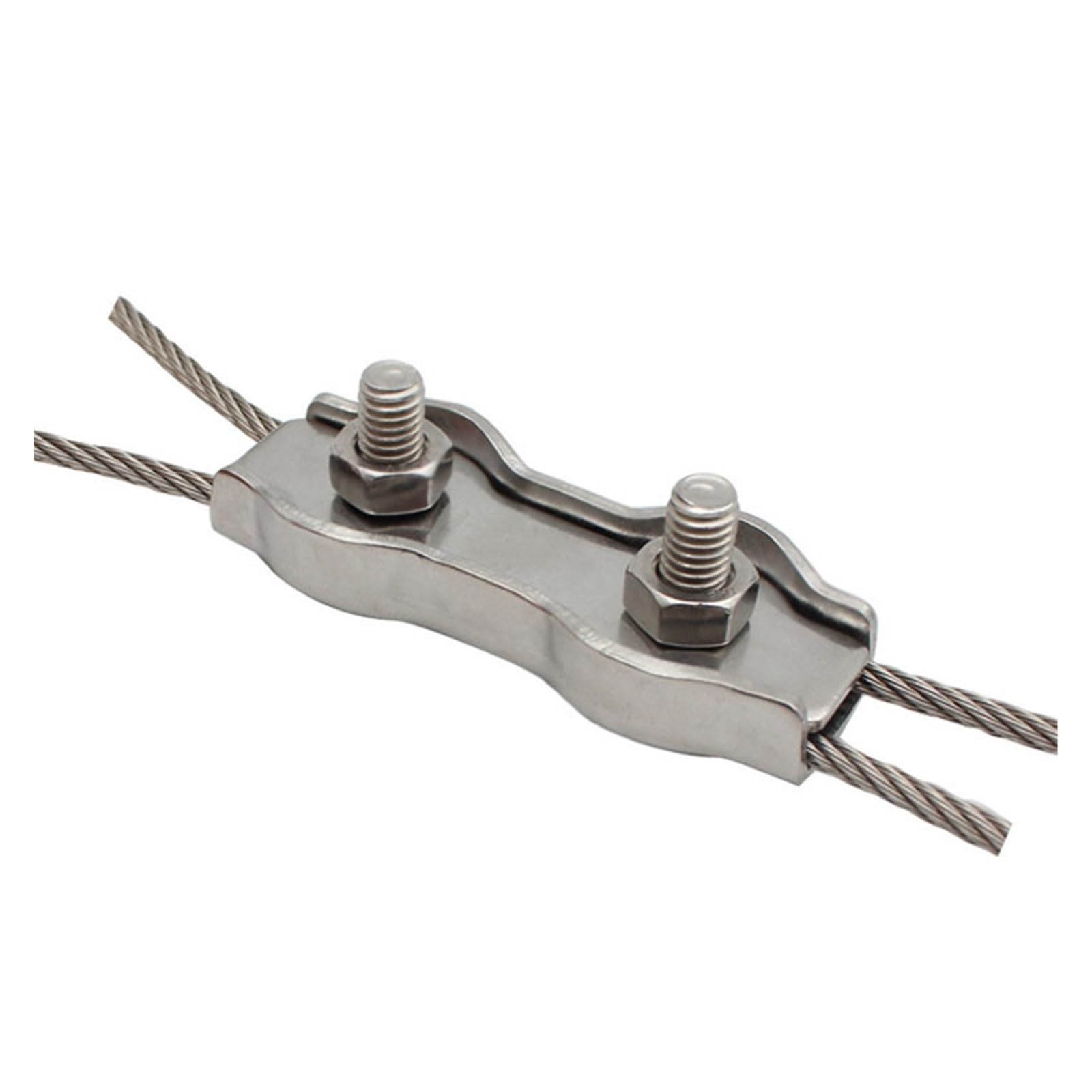 Morsetto per Fune Metallica, Morsetti for Fune in Acciaio Inossidabile 304 Morsetti for Cavi con Impugnatura Singola/Doppia M2 M3 M4 M5 M6 for Fili di Acciaio(5mm)