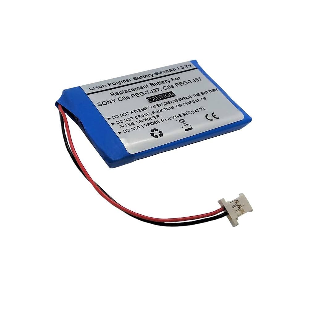 Amazon | 800mAh/3.7V 交換バッテリー Sony Clie PEG-TJ27, Clie