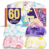 AROIC 60 Pack Steam Eye Masks Disposable for Dry Eyes, Heated Eye Mask Warm Compress for Eyes, Relaxation Valentines Day Gifts, Travel Essentials - Lavender, Unscented, Chamomile, Rose