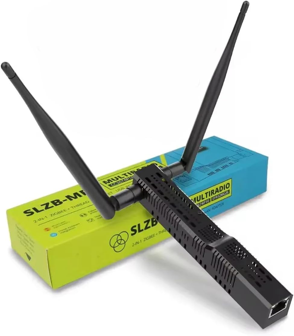 SMLIGHT SLZB-MR4U - Zigbee 3.0 to Ethernet,USB,and WiFi Gateway Coordinator with PoE,Universal Gateway for Home Assistant/ Zigbee2MQTT/ZHA,Wireless Zigbee 3.0 USB Adapter