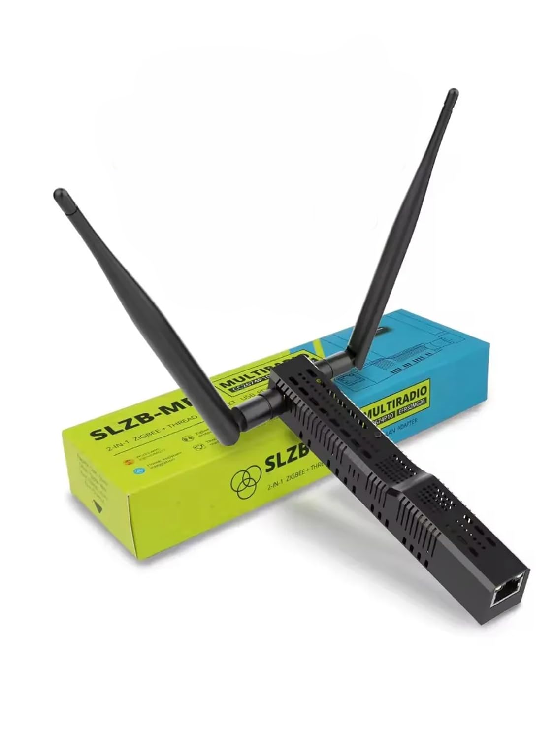 SLZB-MR4 – Zigbee 3.0 vers Ethernet, USB et WiFi Gateway Coordinateur avec PoE, passerelle Universelle pour Home Assistant/Zigbee2MQTT/ZHA, Adaptateur USB Zigbee 3.0 sans Fil