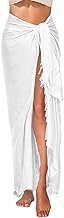 Sarongs Beach Women Large Skirt Sarong Bikini Covers Chiffon Sarong with Tassel Camisoles Beach Dresses Scarf Wrap Skirt Bikini Coverups for Swimwear Swimsuit