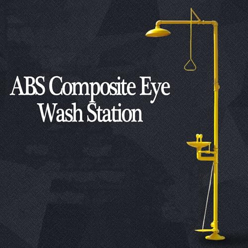 Station de lavage oculaire et de douche d'urgence verticale robuste