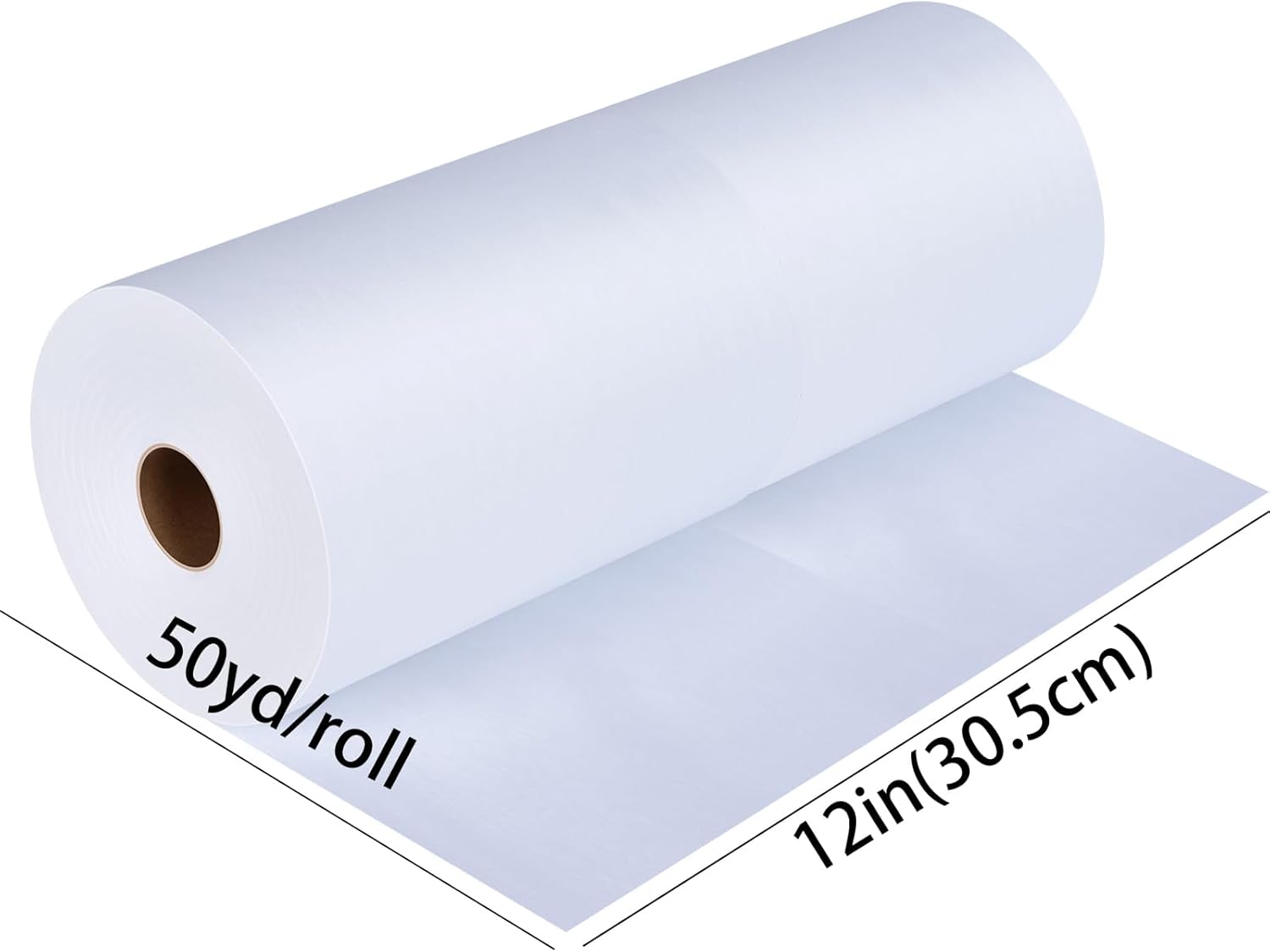 YIFHXY Cut Away Fabric Stabilizer for Embroidery 12in x 50 yd/Roll, Cut Away Embroidery Stabilizer Backing- Medium Weight 2.5 oz Cutaway Embroidery Stabilizers - for Machine Embroidery and Hand Sewing