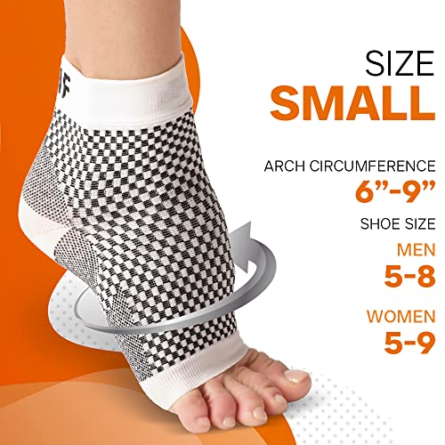 Treat My Feet Plantar Fasciitis Socks Foot Sleeve & Compression Socks: Plantar Fasciitis Relief - Ankle & Arch Support & Women - Fit Guaranteed S - Thumbnail 7