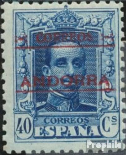 Andorra - Spanish Post 8A with Hinge 1928 Alfons (Stamps for Collectors)