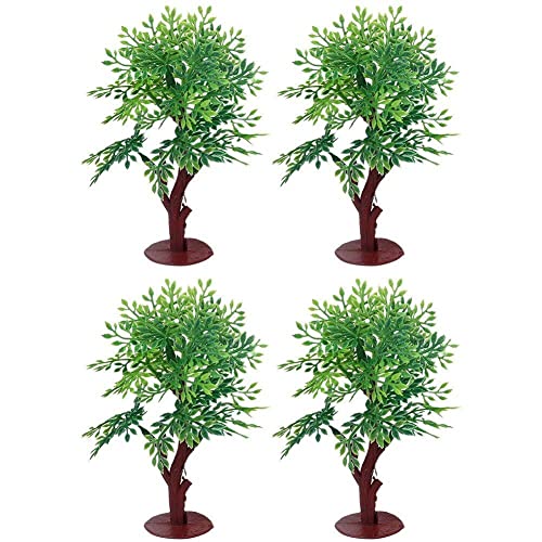 Generic - 4 Pcs Künstlicher Baum Mini Baummodell Miniatur Landschaft Baum Baum Landschaft Architektur Landschaftsmodellbaum