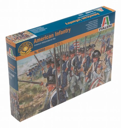 Italeri 510006060 - 1:72 Unabhängigkeitskriege 76-Amer Infanterie