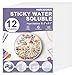 Water Soluble Stabilizer for Embroidery - Stick and Stitch Wash Away Paper 8.5x11 Inch 8-Pack, Printable Stabilizer for Hand & Machine Embroidery, Ideal for Printing & Drawing Patterns