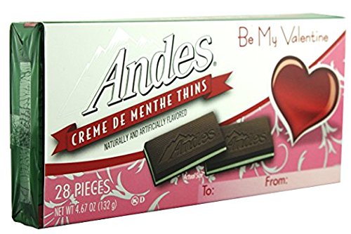 Andes Creme De Menthe Thins Valentine Edition, 4.67 Ounces, 28 Pieces (Pack Of 2) #TOP1