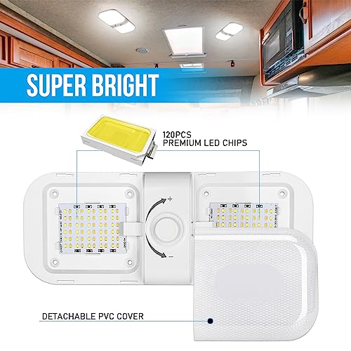 Lámpara interior LED 12V para autocaravanas que reduce el consumo de batería 2