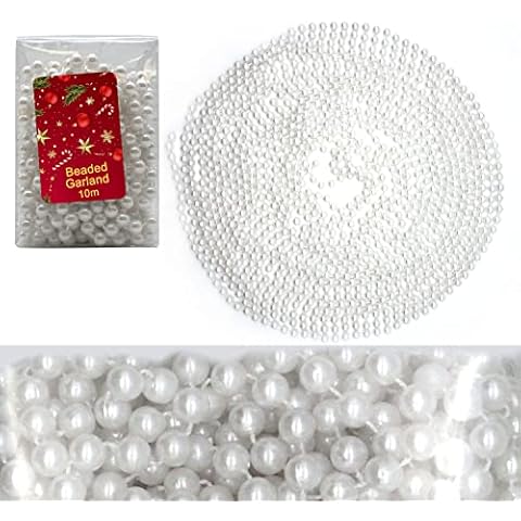 HOVUK® 10M Shiny Bead Christmas Garland Cover