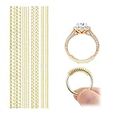 8 Pcs Ring Size Adjuster for Loose Rings, Transparent Silicone Ring Clips to Make Rings Smaller, Ring Reducer for Make Ring Smaller Without Resizing, Ring Adjuster Fit Almost Any Ring