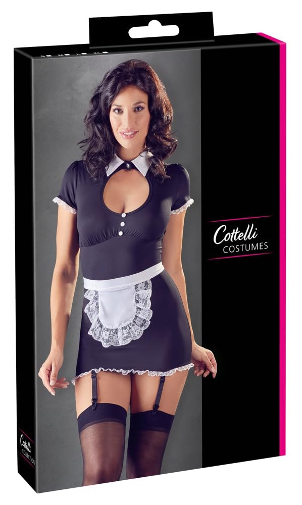Cottelli Collection Cottelli Naughty Maid's Costume - Black - L