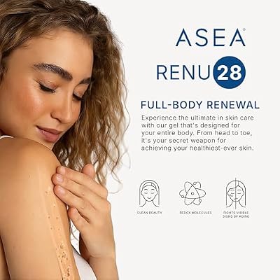 ASEA - RENU28 Redox Gel - العناية بالبشرة ذات الجمال النظيف مع جزيئات الأكسدة والاختزال - يحسن المرونة، وينعم الخطوط الدقيقة، ويعزز اللون والملمس - 90 مل