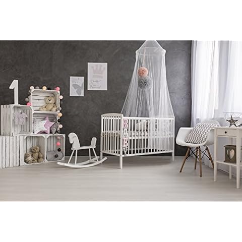 Mosquito Guard Mosquito Net for Crib - with Mosquito Net for Stroller Included - White Baby Mosquito Netting for Bed, Crib, Bassinet, Playpen, Cradle Cover