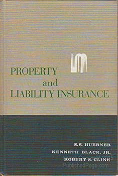 Hardcover Property and liability insurance (ACC risk and insurance series) Book