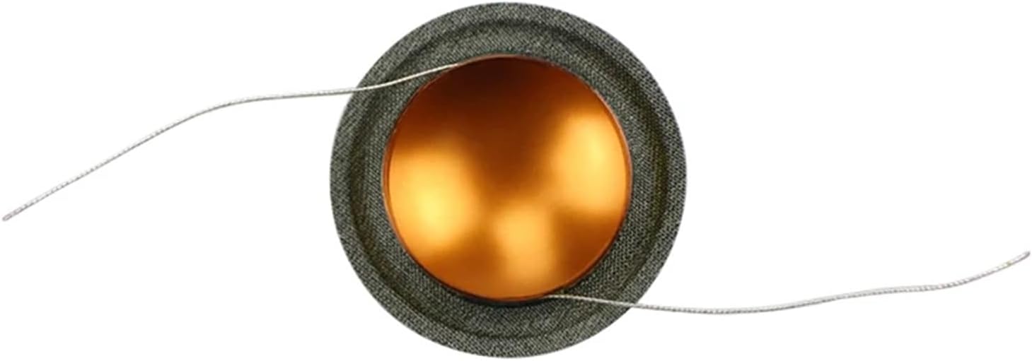 19.43mm Tweeter Coil Golden 19.5 Core Copper-Clad Aluminum Round Wire Coil Left and Right Sides 8Ohm 2PCS