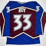 Facsimile Autographed Patrick Roy Colorado Maroon Reprint Laser Auto Hockey Jersey Size Men's XL