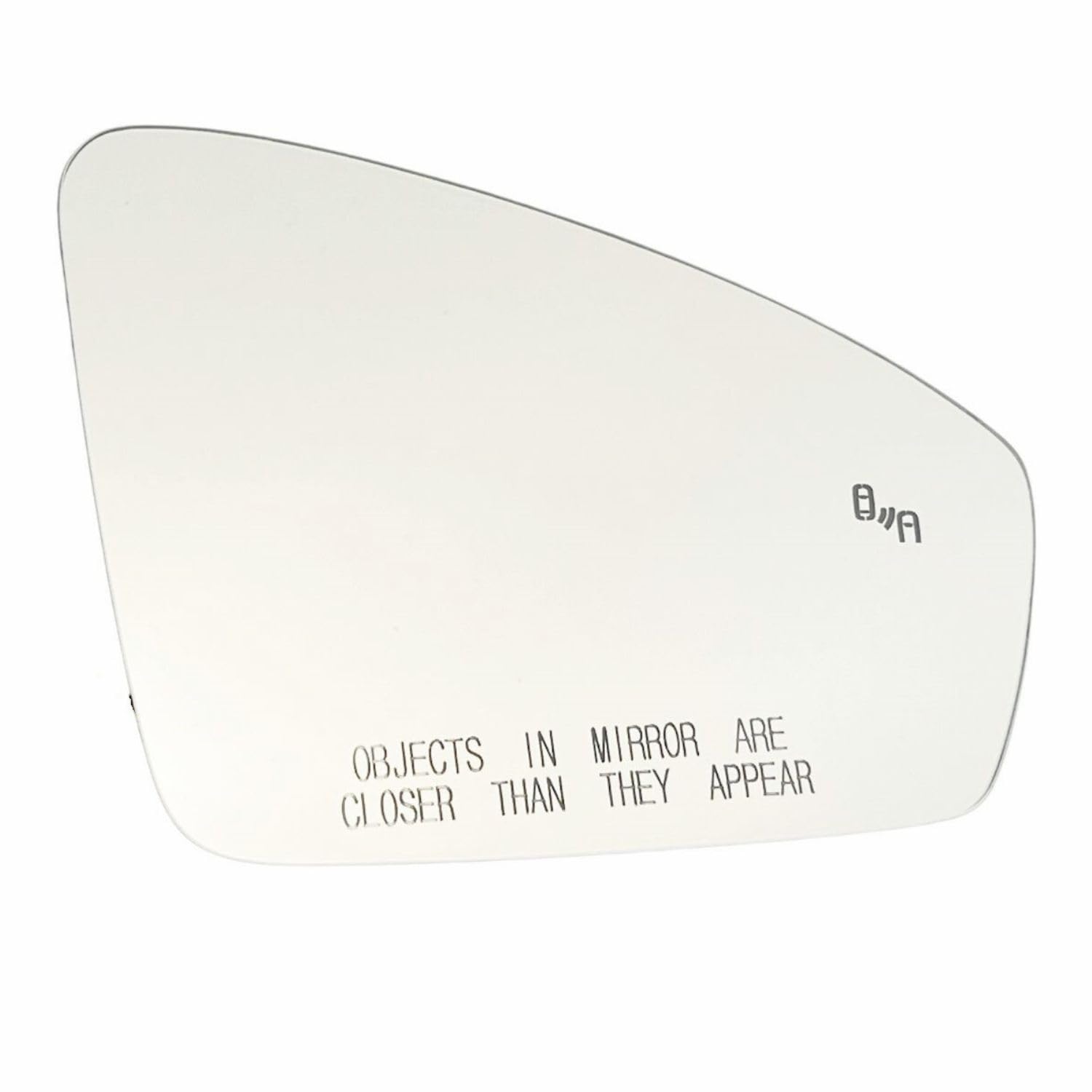 Right Passenger Side Mirror Glass Heated w/Blind Spot Without Auto Dimming Compatible with for VW Tiguan 2018-2023 Right Side View Mirror Replacement Glass (Blind Spot Passenger Right Side)