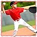 RoundFunny 12 Set Baseball and Softball Fielding Trainer Pancake Infield Training Glove Two Hands Baseball Training Glove with Foam Baseballs Practice Baseballs for Youth Adults Indoor Outdoor