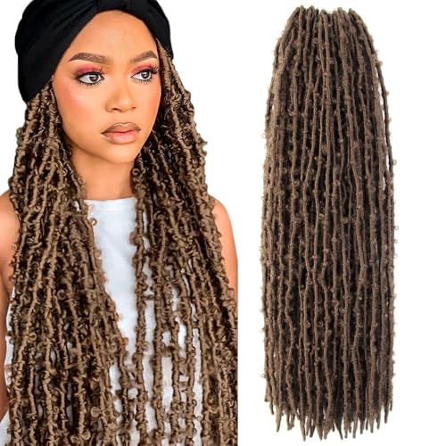 24 Inch Light Weight Butterfly Locs Crochet Hair 8 Packs