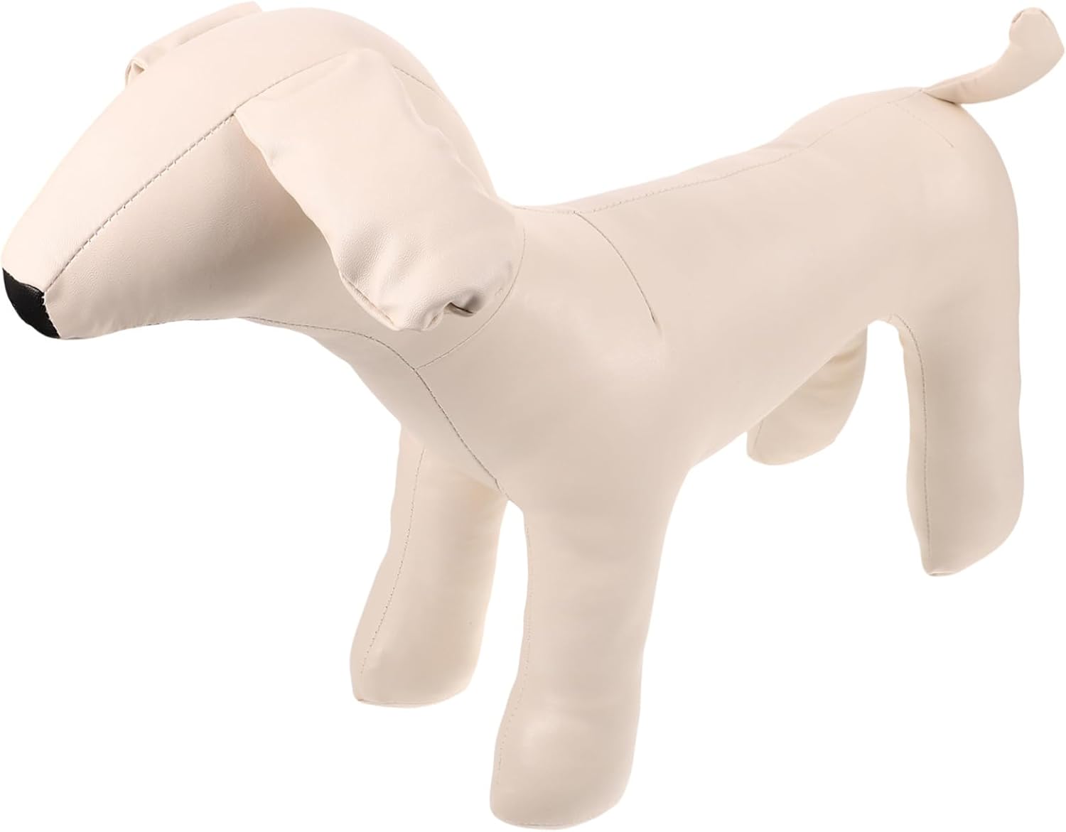 Standing Dog Mannequin Wear-Resistant Pu Leather Pet Shop Display Model