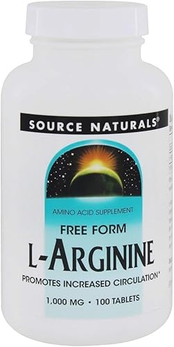 Source Naturals L-Arginina 1000 mg, 100 tabletas (paquete de 2)