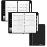 At-A-Glance Executive Weekly/Monthly Planner with Zippered Flexible Cover, 4.62 x 8 Inches, Black (70-N345-05)