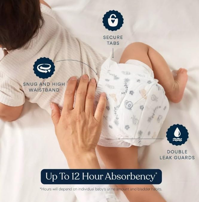 Millie Moon Luxury Disposable Diapers -(Size-1 and Count-108) 1BOX