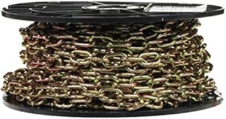 Campbell Chain 3 in. Straight Link Carbon Steel Machine Chain 9/64 in. Dia. x 50 ft. L - Total Qty: 1