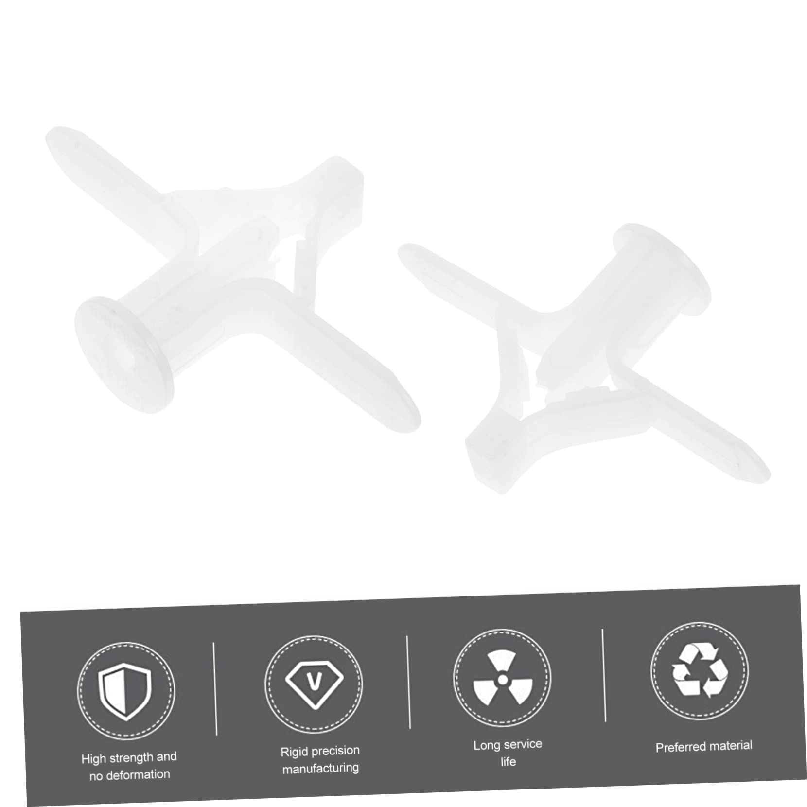 Alipis Drywall Hole Filler 200 Pcs Wall Expansion Tubes Plasterboard Wall Fixers Anchor Plugs