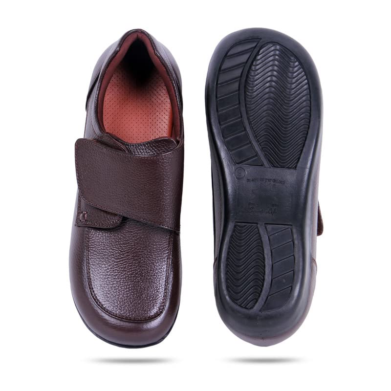 Image of M.V.DIABETES HEALTHCARE Special Diabetic Shoes for Men | Men's Diabetic & Orthopedic Shoe | Comfortable with Soft Sole Ultra-Lightweight Shoe