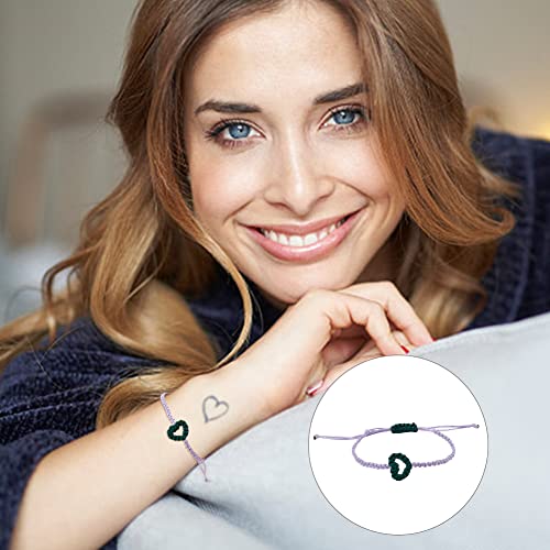 Freebloss Diy Heart Macrame Bracelets Kit Creative Heart Style Friendship Bracelets Macrame Bracelets For Girls Valentine's Day Gift Macrame Kit For Adults Beginners #TOP5