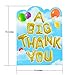 Iconikal Jumbo Greeting Card With Envelope, A Big Thank You, 11 x 14-Inch