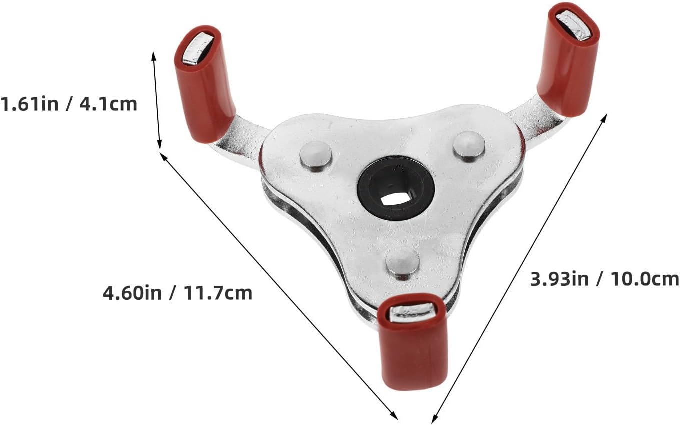 Smoke Transducer Removal Tool Detachable Aluminum Alloy Head for Sensor Disassembly, Featuring Sturdy Construction and for Residential and Random Color