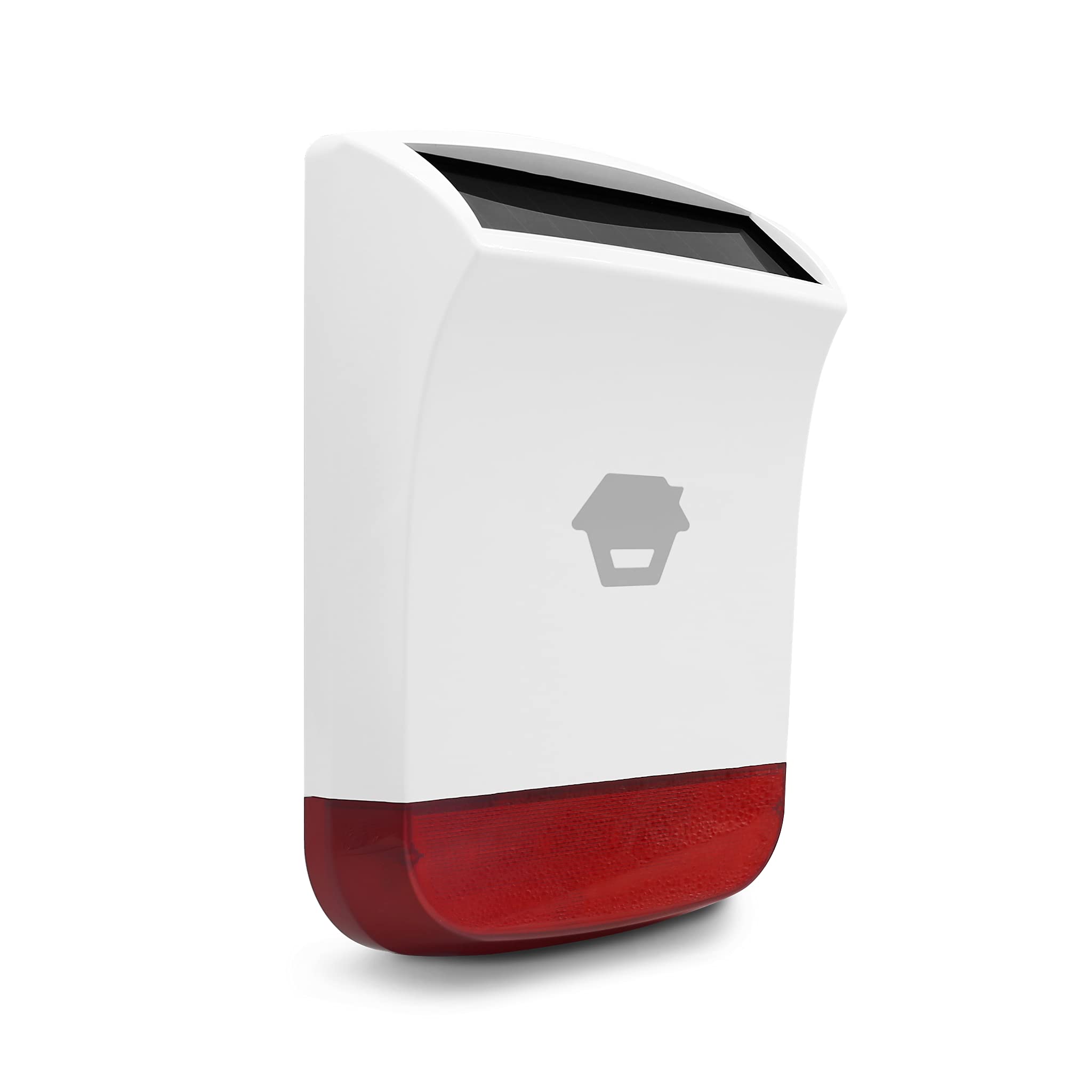 Chuango SPS-260 Sirène Solaire sans Fil - Alarme Antivol avec Lumière Stroboscopique Clignotante Rouge - Système de Sécurité Performant pour Maison - Volume 110 DB - Compatibles avec Accessoires