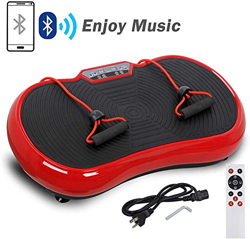 Fitness Vibration Platform Full Body Workout Machine Vibration Plate W/Remote Control and Balance