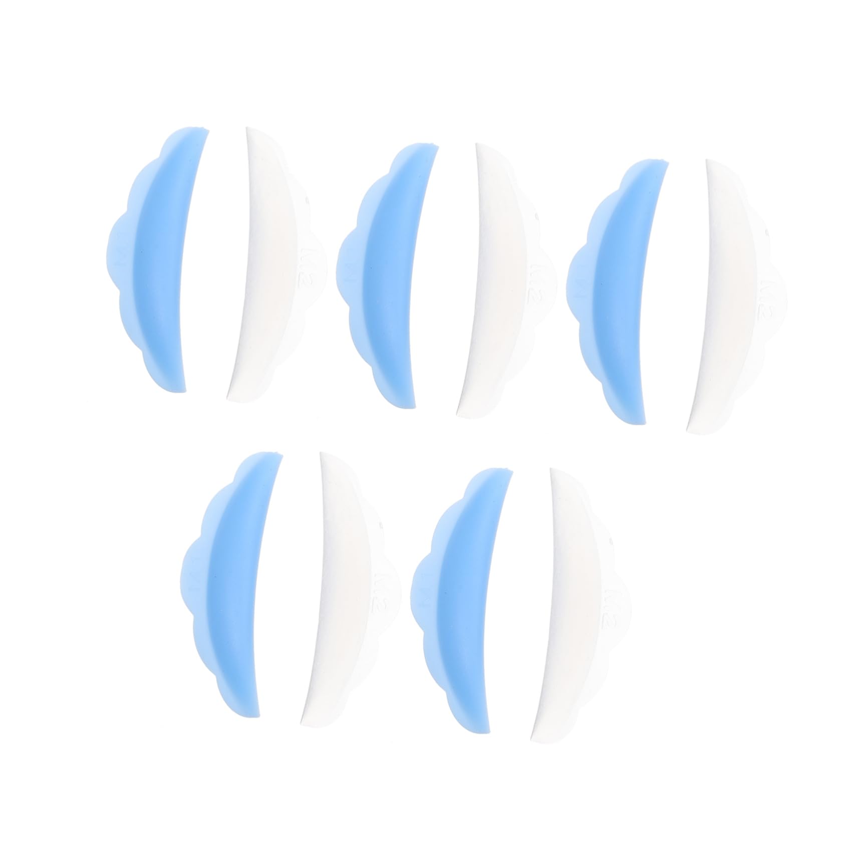 HONMEET Beauty Salon Eyelash Perming Curler Pads 10 Pairs Silicone Lash Gasket Eye Lash Curler