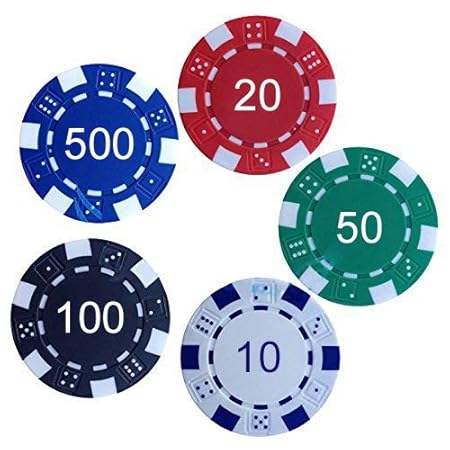 Styleys 11.5 GMS Round Ceramic Poker Chips Set with 2 Decks of Playing Cards (200 Chips)