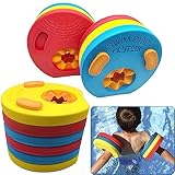 LieIe Manguitos Natación Niños Bebe 6pcs - Manguitos Piscina Bebe 2 a 8 Años Discos Flotantes EVA para Entrenamiento, Flotador Natación Niños Anillos Brazos Natación Flotador Espuma Piscina (Azul)