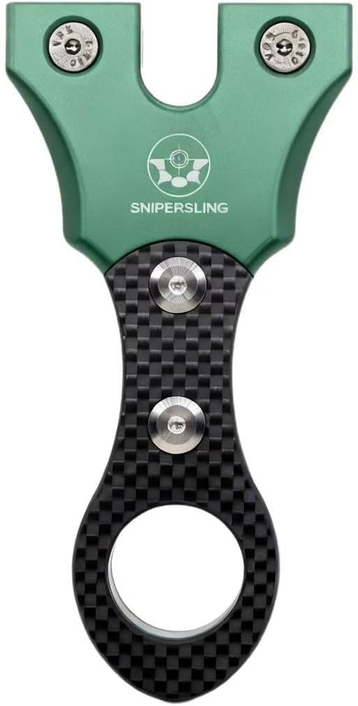 S-ACE PFS G2 Portable Flat Slingshot - 78g Lightweight, Aviation Aluminum & Carbon Fiber, CNC Machined, Anodized Surface, with Carry Bag for Everyday Carry
